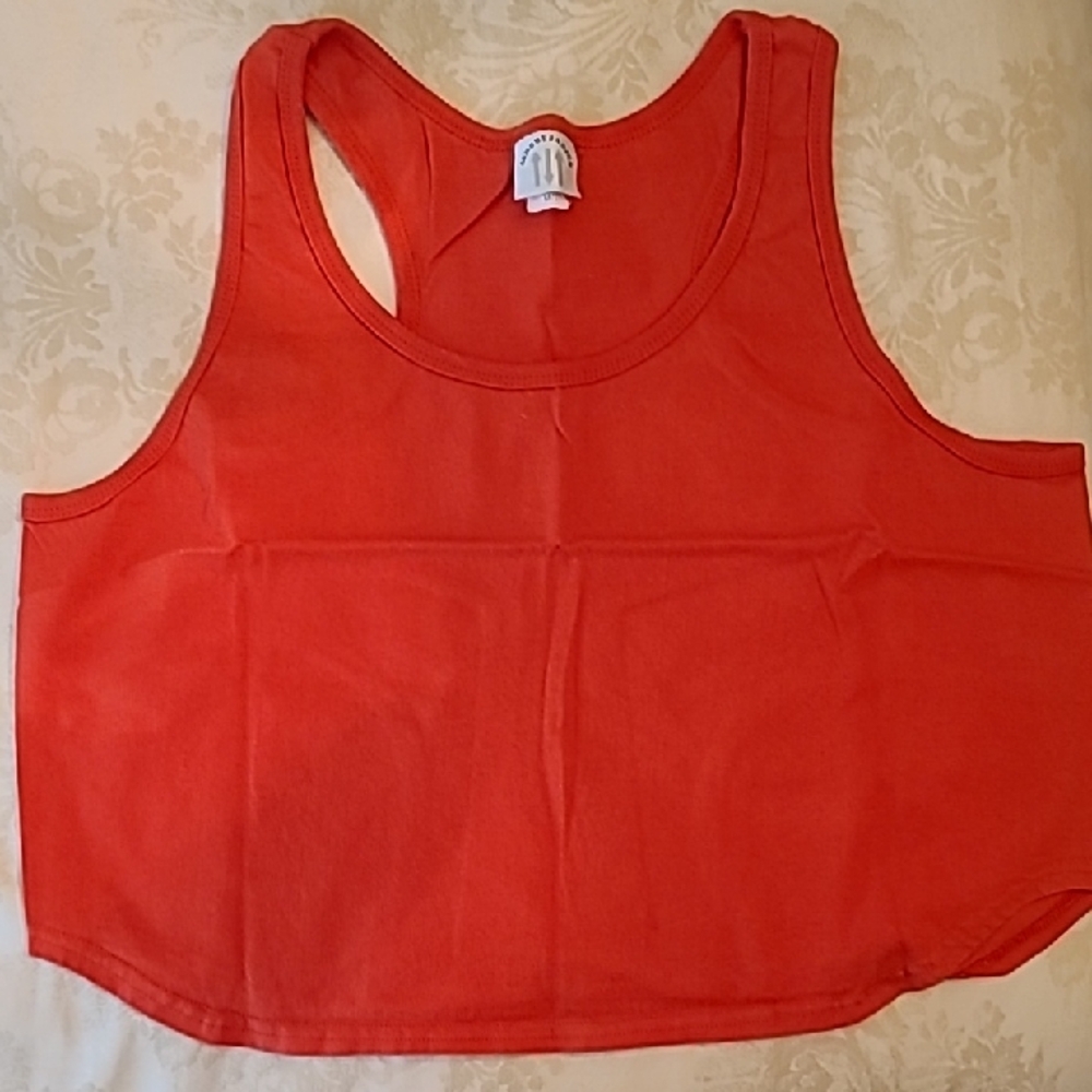 Vibrant Red Sleeveless Tank Top